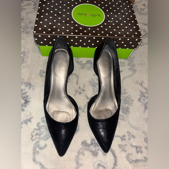 Women's Kelly & Katie Susan Black Heels Pumps Size 9.5. Used condition - Picture 1 of 8